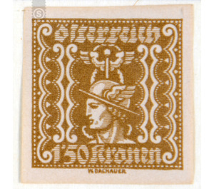 Newspaper Stamps  - Austria / Republic of German Austria / German-Austria 1922 - 1.50 Krone