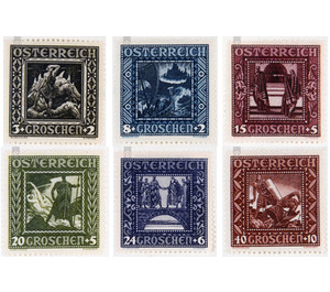 Nibelungen saga  - Austria / I. Republic of Austria 1926 Set