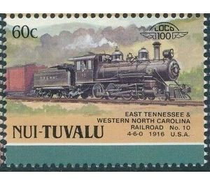 No 10 4-6-0 1916 - Polynesia / Tuvalu, Nui 1988