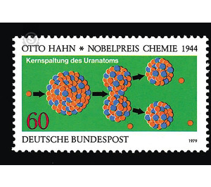 Nobel laureate of physics and chemistry  - Germany / Federal Republic of Germany 1979 - 60 Pfennig