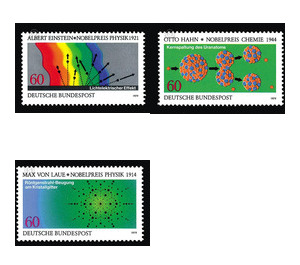 Nobel laureate of physics and chemistry  - Germany / Federal Republic of Germany 1979 Set