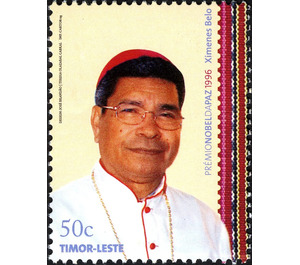 Nobel Peace Prize - Dom.Carlos Filipe X. Belo - East Timor 2008 - 50