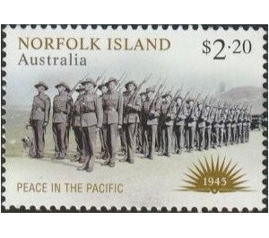 Norfolk Island Infantry Detachment Troops on Parade - Norfolk Island 2020