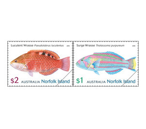 Norfolk Island Wrasses - Norfolk Island 2018 Set