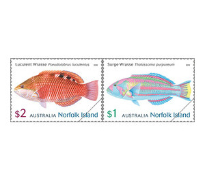 Norfolk Island Wrasses - Norfolk Island 2018 Set