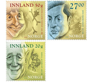 Norwegian Authors (2020) - Norway 2020 Set