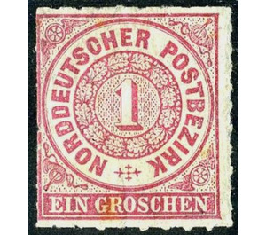 Numeral in circle - Germany / Old German States / North German Confederation 1868 - 1