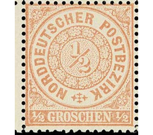 Numeral in circle - Germany / Old German States / North German Confederation 1869