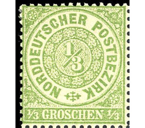 Numeral in circle - Germany / Old German States / North German Confederation 1869