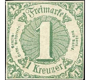Numeral in Circle - Germany / Old German States / Thurn und Taxis 1859 - 1