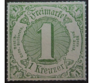 Numeral in Circle - Germany / Old German States / Thurn und Taxis 1866 - 1