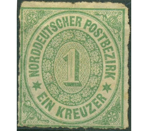 Numeral in oval - Germany / Old German States / North German Confederation 1868 - 1