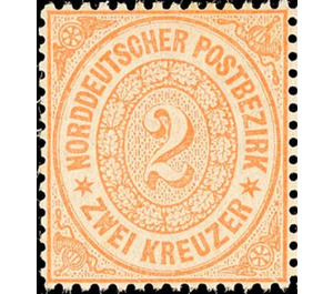 Numeral in oval - Germany / Old German States / North German Confederation 1869 - 2