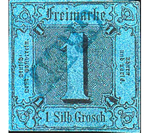 Numeral in square - Germany / Old German States / Thurn und Taxis 1853 - 1