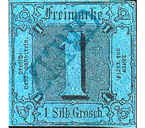 Numeral in square - Germany / Old German States / Thurn und Taxis 1853 - 1