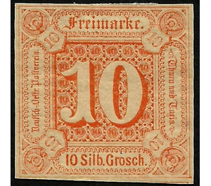 Numeral in square - Germany / Old German States / Thurn und Taxis 1859 - 10