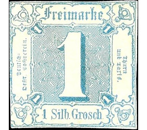 Numeral in Square - Germany / Old German States / Thurn und Taxis 1860 - 1