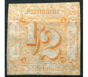 Numeral in square - Germany / Old German States / Thurn und Taxis 1862