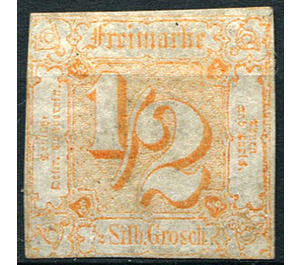 Numeral in square - Germany / Old German States / Thurn und Taxis 1862