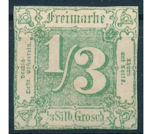 Numeral in square - Germany / Old German States / Thurn und Taxis 1863