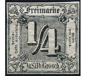 Numeral in square - Germany / Old German States / Thurn und Taxis 1864