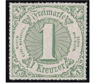 Numeral in square - Germany / Old German States / Thurn und Taxis 1866 - 1