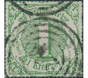 Numeral in square - Germany / Old German States / Thurn und Taxis 1866 - 1