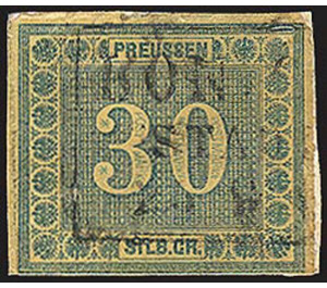 Numeral in square - Germany / Prussia 1866 - 30