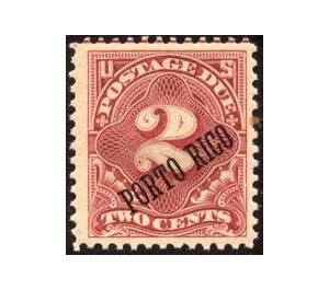 Numeral of value - Caribbean / Puerto Rico 1899 - 2