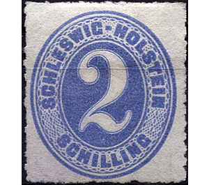 Numerals - Germany / Old German States / Schleswig Holstein & Lauenburg 1864 - 2