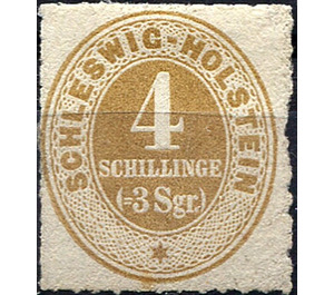 Numerals - Germany / Old German States / Schleswig Holstein & Lauenburg 1864 - 4