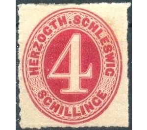 Numerals - Germany / Old German States / Schleswig Holstein & Lauenburg 1864 - 4