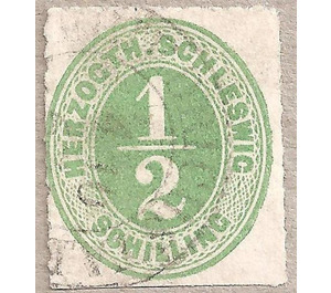 Numerals - Germany / Old German States / Schleswig Holstein & Lauenburg 1865