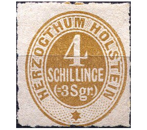 Numerals - Germany / Old German States / Schleswig Holstein & Lauenburg 1865 - 4