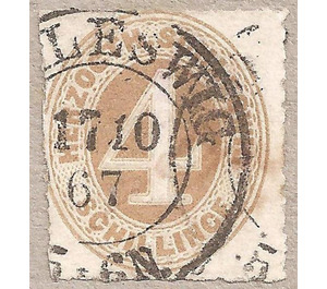 Numerals - Germany / Old German States / Schleswig Holstein & Lauenburg 1865 - 4