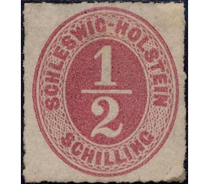 Numerals - Germany / Old German States / Schleswig Holstein & Lauenburg 1865