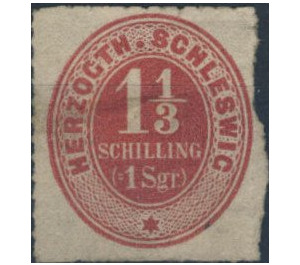 Numerals - Germany / Old German States / Schleswig Holstein & Lauenburg 1865