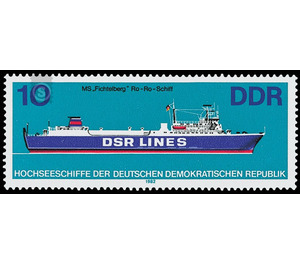 Ocean-going vessels  - Germany / German Democratic Republic 1982 - 10 Pfennig