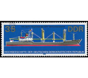 Ocean-going vessels  - Germany / German Democratic Republic 1982 - 35 Pfennig