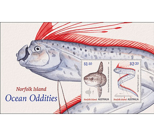 Ocean Oddities Souvenir Sheet - Norfolk Island 2020