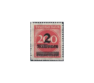official stamps of previous issues, with two-line value imprint - Germany / Deutsches Reich 1946