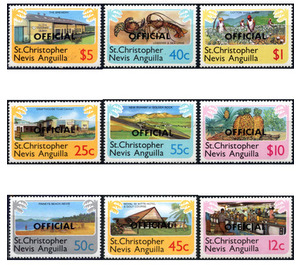 Officials - Caribbean / Saint Kitts and Nevis 1980 Set