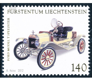 Old automobiles  - Liechtenstein 2012 - 140 Rappen