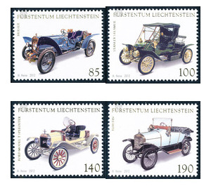 Old automobiles  - Liechtenstein 2012 Set