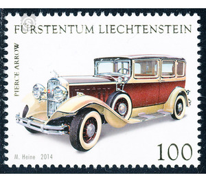 Old automobiles  - Liechtenstein 2014 - 100 Rappen