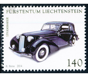 Old automobiles  - Liechtenstein 2014 - 140 Rappen