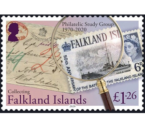 Old Postal Card and Error Stamp of 1964 - South America / Falkland Islands 2020