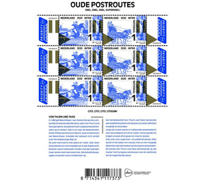 Old postal routes - Netherlands 2020