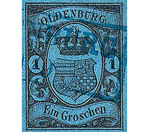 Oldenburg coat of arms - Germany / Old German States / Oldenburg 1859 - 1