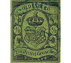 Oldenburg coat of arms - Germany / Old German States / Oldenburg 1859